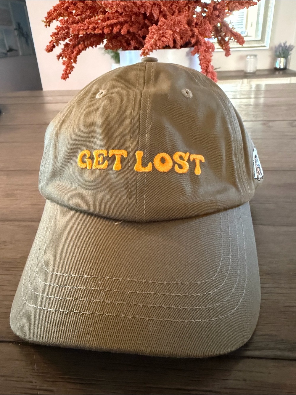Killer Acid Get Lost Dad Hat Green Embroidered Adjustable Baseball Cap NWT